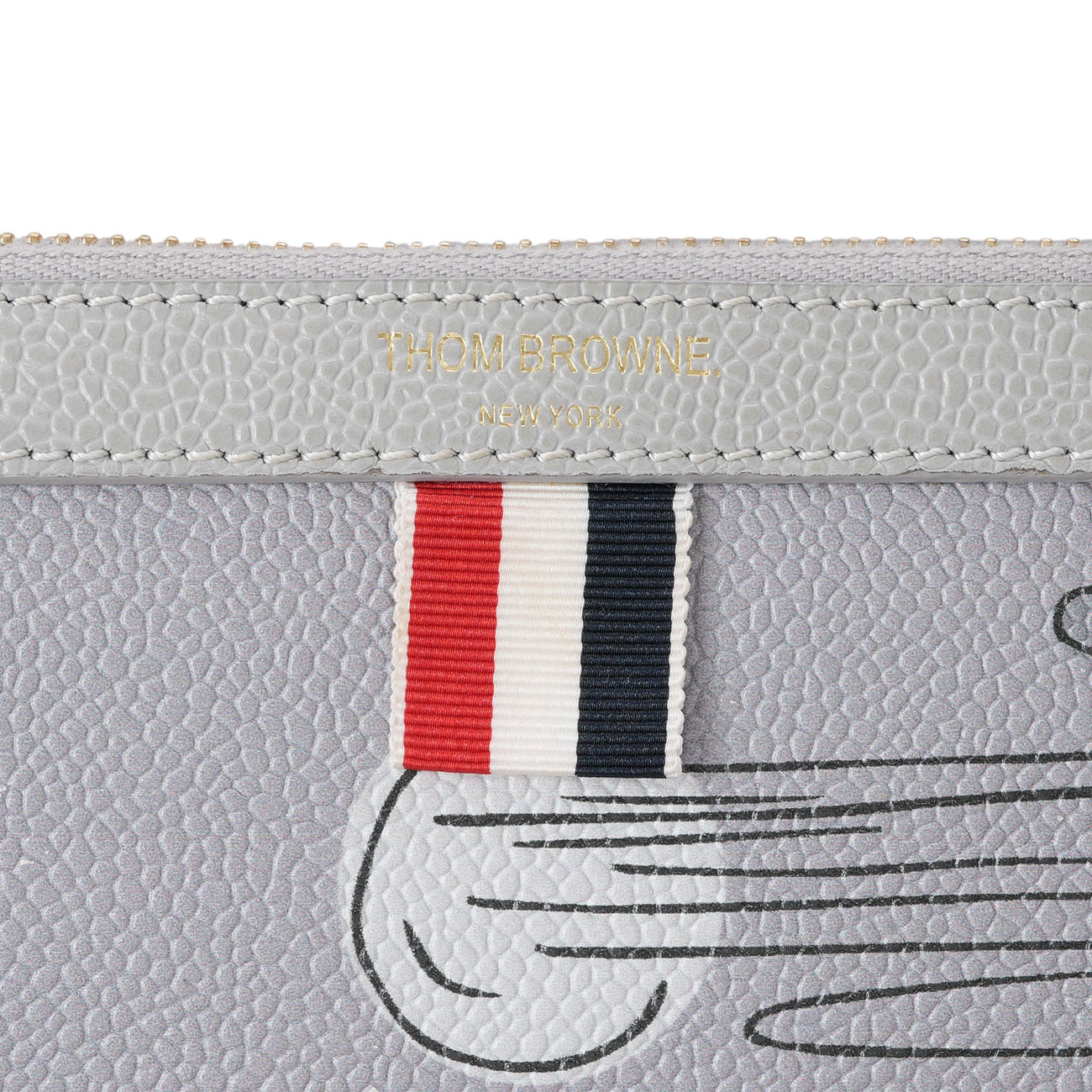 THOM BROWNE(USED)톰브라운 스토리 씬 클러치